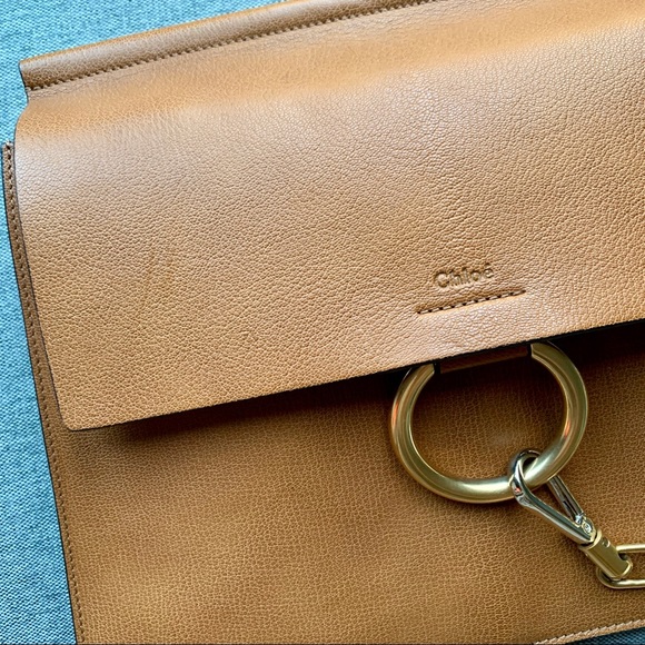 Chloe Medium Faye Tan Bag - Picture 2 of 8